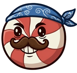 Lollipop Storm player character sprite - main hero for candy survival game